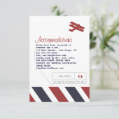 D'accompagnement Carte de voyage et d'insertion d'hôtel (Debout devant)