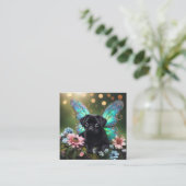 D'accompagnement Carte décorative Pug Fée Florale (Debout devant)