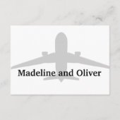 D'accompagnement Carte d'embarquement de destination Mariage tropic (Dos)