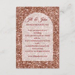D'accompagnement Carte d'encart de mariage Cadeau de lune de miel R