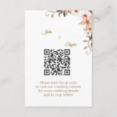 D'accompagnement Carte d'encart simple minimal (Devant)