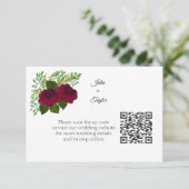 D'accompagnement Carte d'encart simple minimal (Debout devant)