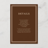 D'accompagnement Carte d'enceinte à café minimalisme moderne (Devant)