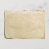 D'accompagnement Carte d'enceinte de mariage en vieux papier rustiq (Dos)