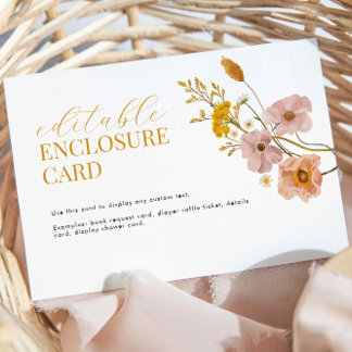 D'accompagnement Carte d'enceinte fleur sauvage, thème de fête du j
