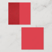 D'accompagnement Carte d'Enclosure à Texture Tomate Rouge Divisée ( (Devant / Derrière)