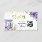 D'accompagnement Carte d'enregistrement de la Fête des mariées de c (Devant)