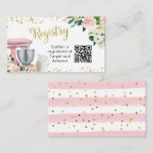 D'accompagnement Carte d'enregistrement de la Fête des mariées de c (Devant / Derrière)