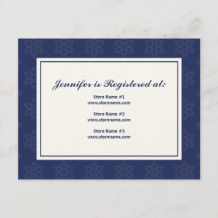 D'accompagnement Carte d'enregistrement de mariage d'hiver dans la