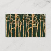 D'accompagnement Carte d'enregistrement Mariage Gold Birch Tree (Dos)