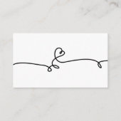 D'accompagnement Carte d'enregistrement Mariage simple et moderne (Dos)