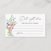 D'accompagnement Carte des idées de la nuit fleur sauvage (Devant)