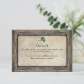 D'accompagnement Carte détaillée encadrée rustique avec leurre de p (Debout devant)