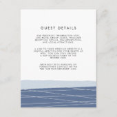 D'accompagnement Carte Détails du client du Mariage de ligne | Ardo (Devant)