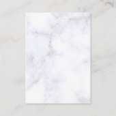 D'accompagnement Carte Détails du Mariage de marbre (Dos)