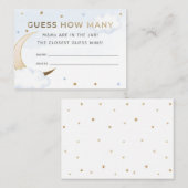 D'accompagnement Carte Devinez Combien de Bonbons Bleu au-Dessus de (Devant / Derrière)