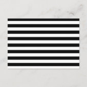 D'accompagnement Carte d'hébergement Mariage de typographie simple (Dos)