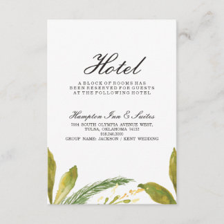D'accompagnement Carte d'hôtel mariage de automne - Rustic Harvest