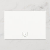 D'accompagnement Carte d'information à l'aquarelle de la vigne verd (Dos)