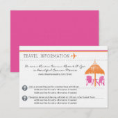 D'accompagnement Carte d'information - Carte d'embarquement (Devant / Derrière)