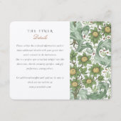 D'accompagnement Carte d'information classique sur le Mariage botan (Devant)