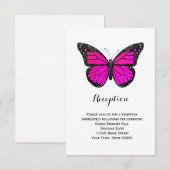 D'accompagnement Carte d'information de la réception du papillon Mo (Devant / Derrière)