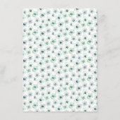 D'accompagnement Carte d'information de l'invité Botanical Pink Gre (Dos)