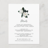 D'accompagnement Carte d'information de l'invité Grandiflora (Devant)