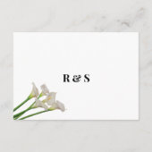 D'accompagnement Carte d'information de mariage de verdure (Dos)