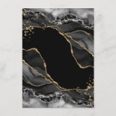 D'accompagnement Carte d'information de mariage en pierre d'agate p (Dos)