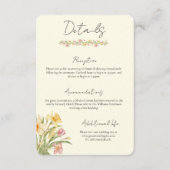 D'accompagnement Carte d'information de mariage Fleur de Narcisse d (Devant)