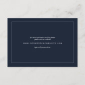 D'accompagnement Carte d'information de mariage Marine Sea Shell Be (Dos)
