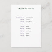 D'accompagnement Carte d'information de mariage simple lavande (Dos)