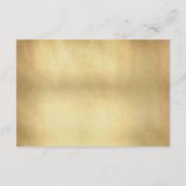 D'accompagnement Carte d'information de réception à plumes de paon  (Dos)