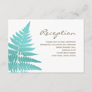D'accompagnement Carte d'information de réception de mariage aux fo