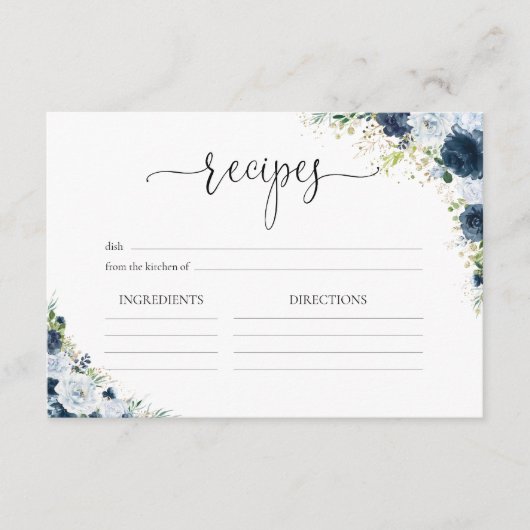 D'accompagnement Carte d'information de réception de mariage floral (Devant)