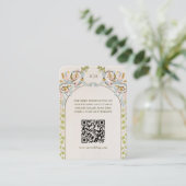 D'accompagnement Carte d'information de site web de mariage avec co (Debout devant)