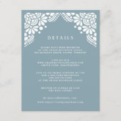 D'accompagnement Carte d'information du client Beaux Arts | Tourmal (Devant)