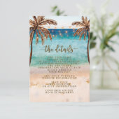 D'accompagnement carte d'information du mariage de la scène de la p (Debout devant)