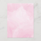 D'accompagnement Carte d'information du Mariage de script d'aquarel (Dos)