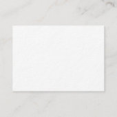 D'accompagnement Carte d'information du Registre Mariage de script (Dos)