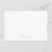 D'accompagnement Carte d'information Faux Gold Foil (Dos)