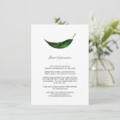 D'accompagnement Carte d'information Feuille Gras / Vert foncé (Debout devant)