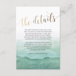 D'accompagnement Carte d'information mariage
