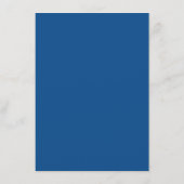D'accompagnement Carte d'information Mariage chic Lapis Blue Deco (Dos)