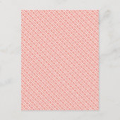 D'accompagnement Carte d'information Mariage moderne | Corail (Dos)