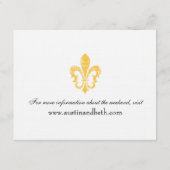 D'accompagnement Carte d'information mariage | Nouvelle-Orléans | D (Dos)