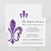 D'accompagnement Carte d'information mariage | Nouvelle-Orléans | P (Devant / Derrière)