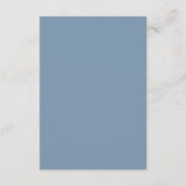 D'accompagnement Carte d'information Mariage Silver Foliage (Dos)