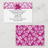 D'accompagnement Carte d'information Mariage Stargazer Lily (Devant / Derrière)